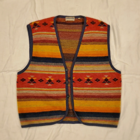 Vintage Other - Vintage 70's Wool Vest Made in Paris